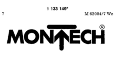 MONTECH Logo (DPMA, 13.01.1988)