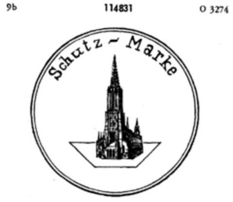Schutz - Marke Logo (DPMA, 15.09.1908)