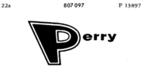 Perry Logo (DPMA, 02.10.1964)