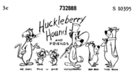 Huckleberry Hound AND FRIENDS Logo (DPMA, 16.05.1959)