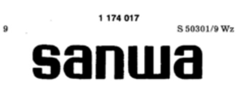sanwa Logo (DPMA, 05/09/1990)