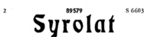 Syrolat Logo (DPMA, 29.03.1906)