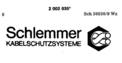 Schlemmer KABELSCHUTZSYSTEME Logo (DPMA, 17.12.1990)