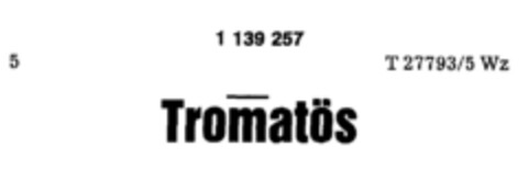 Tromatös Logo (DPMA, 07/05/1988)
