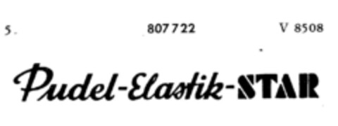 Pudel-Elastik-STAR Logo (DPMA, 27.12.1961)
