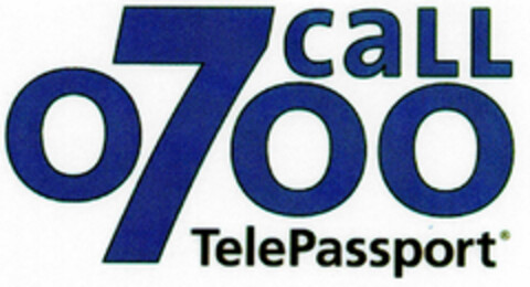 call 0700 TelePassport Logo (DPMA, 03/22/2000)