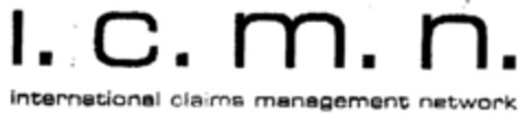 i.c.m.n. International claims management network Logo (DPMA, 03.04.2001)