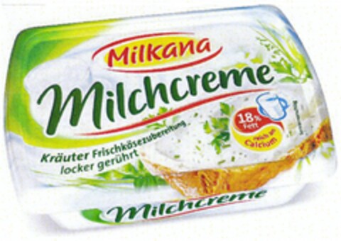 Milkana Milchcreme Logo (DPMA, 16.02.2009)