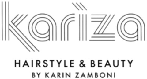 kariza HAIRSTYLE & BEAUTY BY KARIN ZAMBONI Logo (DPMA, 27.07.2009)