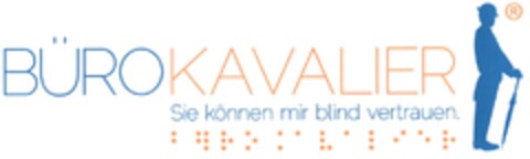 BÜROKAVALIER Sie können mir blind vertrauen. Logo (DPMA, 15.07.2011)