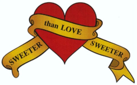 SWEETER than LOVE SWEETER Logo (DPMA, 08/13/2012)