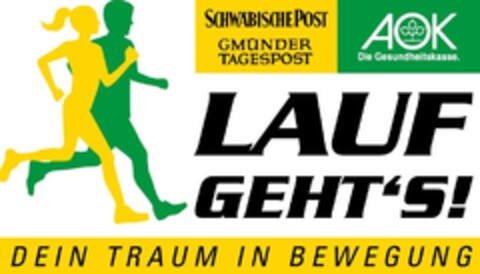 LAUF GEHT'S! DEIN TRAUM IN BEWEGUNG Logo (DPMA, 13.08.2015)