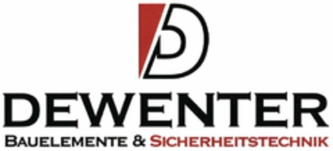 DEWENTER BAUELEMENTE & SICHERHEITSTECHNIK Logo (DPMA, 21.01.2016)