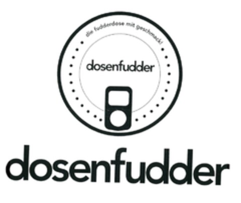 die fudderdose mit geschmack! dosenfudder Logo (DPMA, 06/09/2016)