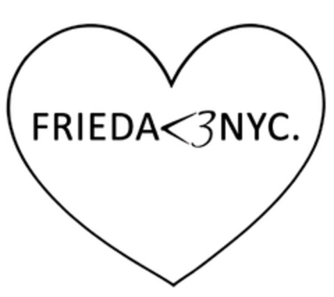 FRIEDA<3NYC. Logo (DPMA, 03.02.2016)