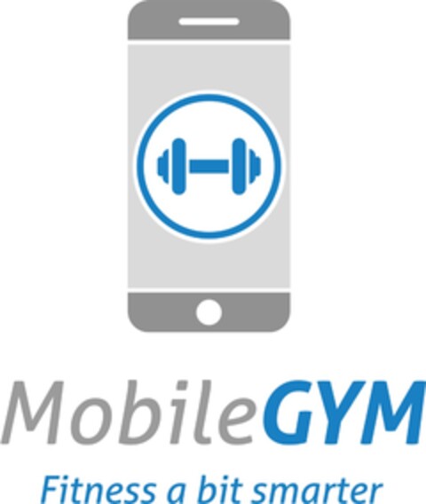 MobileGYM - Fitness a bit smarter Logo (DPMA, 31.03.2016)