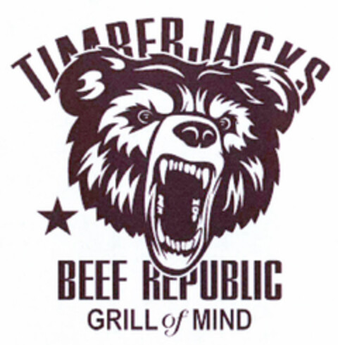 TIMBERJACKS BEEF REPUBLIC GRILL of MIND Logo (DPMA, 19.03.2020)