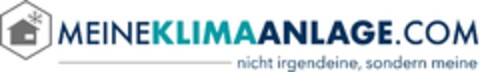 MEINE KLIMAANLAGE.COM nicht irgendeine, sondern meine Logo (DPMA, 07/17/2020)