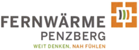 FERNWÄRME PENZBERG WEIT DENKEN, NAH FÜHLEN Logo (DPMA, 11.08.2021)