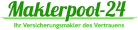 Maklerpool-24 Ihr Versicherungsmakler des Vertrauens Logo (DPMA, 10.10.2023)
