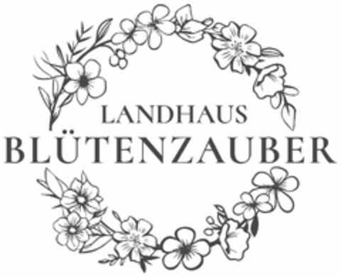 LANDHAUS BLÜTENZAUBER Logo (DPMA, 22.06.2023)