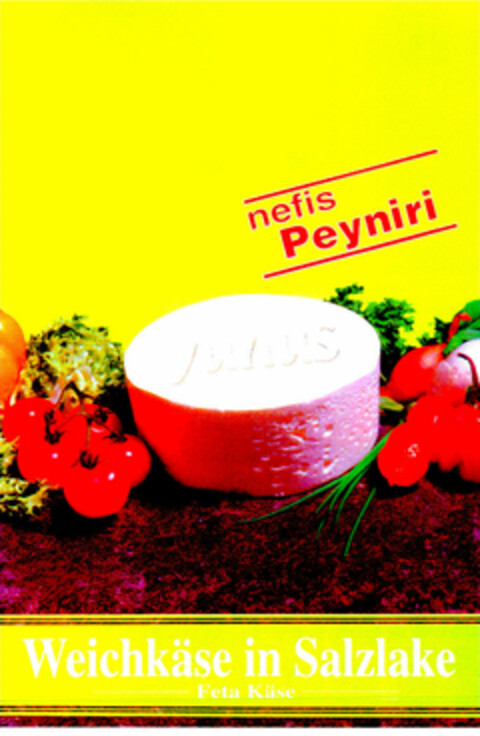 nefis Peyniri Weichkäse in Salzlake Logo (DPMA, 03.04.2002)