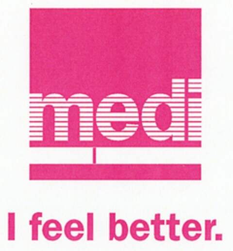 medi I feel better. Logo (DPMA, 03.03.2004)