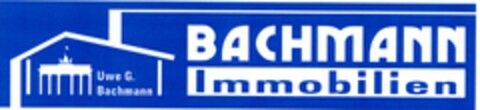 BACHMANN Immobilien Uwe G. Bachmann Logo (DPMA, 10.09.2004)