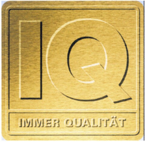 IQ IMMER QUALITÄT Logo (DPMA, 10/10/2005)