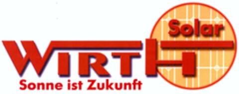 WIRTH Solar Sonne ist Zukunft Logo (DPMA, 01.12.2005)