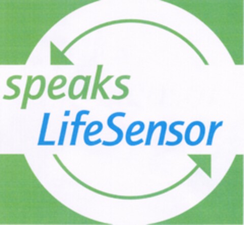 speaks LifeSensor Logo (DPMA, 15.03.2006)