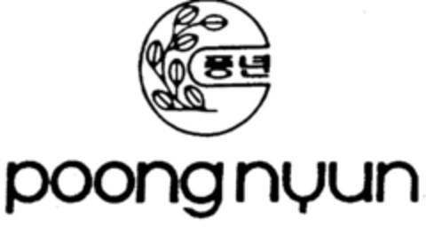 poong nyun Logo (DPMA, 29.08.1995)