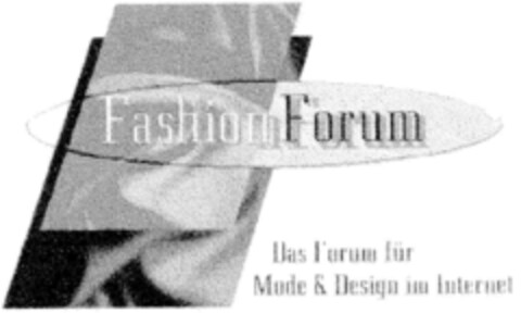 Fashion Forum Das Forum für Mode & Design im Internet Logo (DPMA, 05/14/1996)