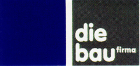 die baufirma Logo (DPMA, 04.11.1996)