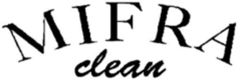 MIFRA clean Logo (DPMA, 28.10.1997)