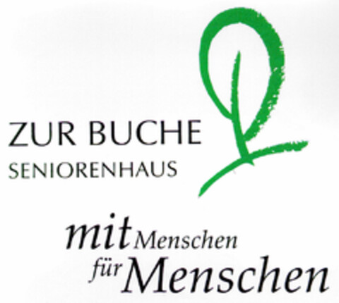 ZUR BUCHE SENIORENHAUS mit Menschen für Menschen Logo (DPMA, 22.05.1998)