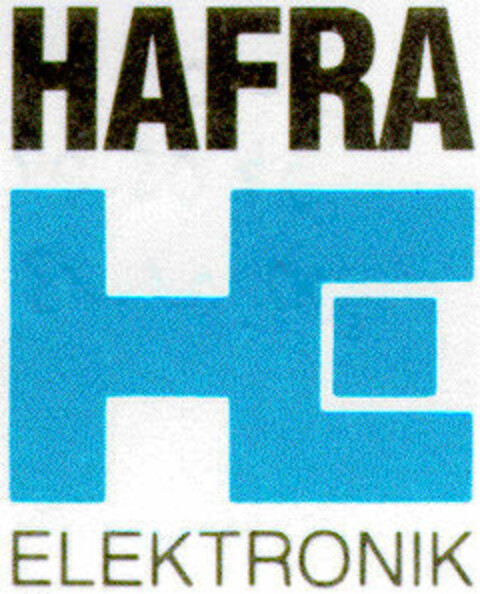 HAFRA HE ELEKTRONIK Logo (DPMA, 08/24/1998)