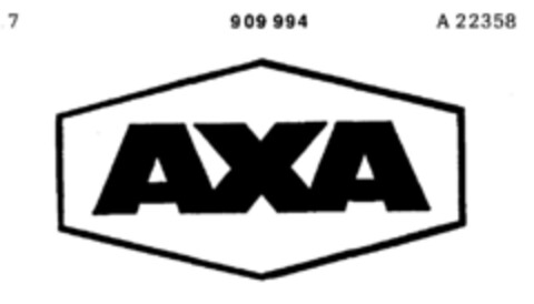 AXA Logo (DPMA, 27.04.1971)