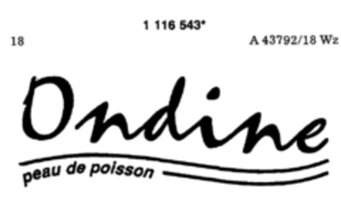 Ondine peau de poisson Logo (DPMA, 04.12.1987)