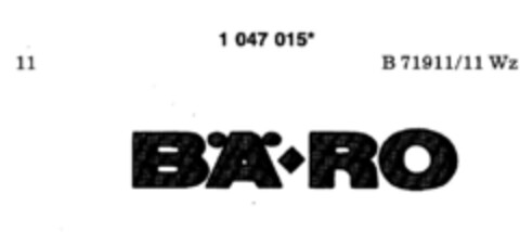BÄRO Logo (DPMA, 18.02.1983)