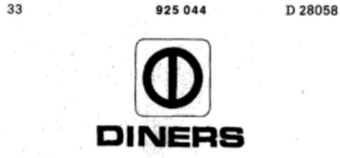 DINERS Logo (DPMA, 04.09.1973)