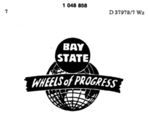 BAY STATE WHEELS of PROGRESS Logo (DPMA, 11/19/1982)