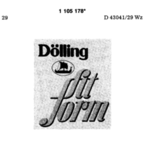 Dölling fit form Logo (DPMA, 20.02.1987)