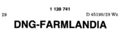 DNG-FARMLANDIA Logo (DPMA, 15.09.1988)