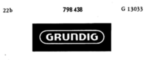 GRUNDIG Logo (DPMA, 21.12.1963)