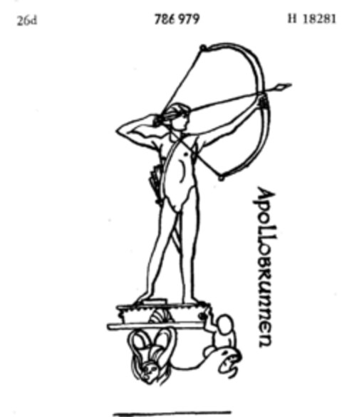 APOLLOBRUNNEN Logo (DPMA, 18.08.1960)