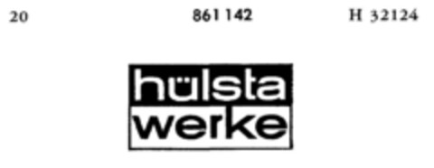 hülsta werke Logo (DPMA, 17.09.1968)