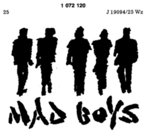 MAD BOYS Logo (DPMA, 05/29/1984)