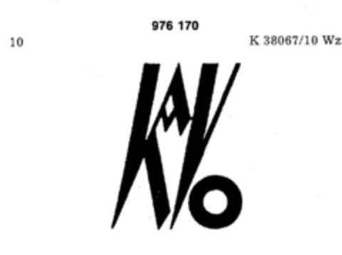 KaVo Logo (DPMA, 11/17/1976)