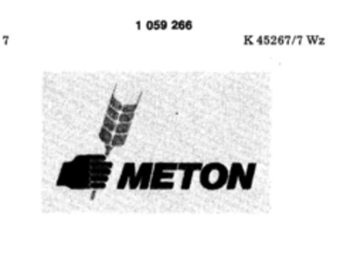 METON Logo (DPMA, 12/07/1982)